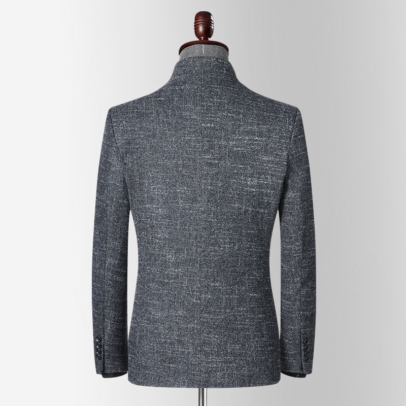 Pak Heren Herfst Stand Kraag Casual Pasvorm Klein Top